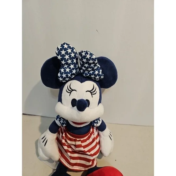 DISNEY PARKS Minnie Mouse Plush American Edition 4th of July 12 Inch - Picture 5 of 5